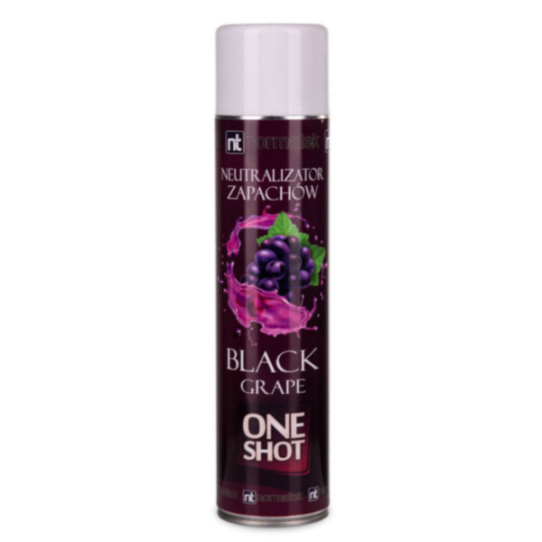 Normatek ONE SHOT Oro gaiviklis ir kvapų neutralizatorius BLACK GRAPE NT-1096, 600ml