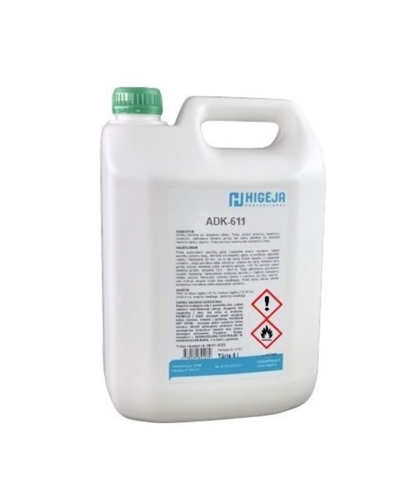 Dezinfekuojanti priemonė paviršiams ADK-611, 5L