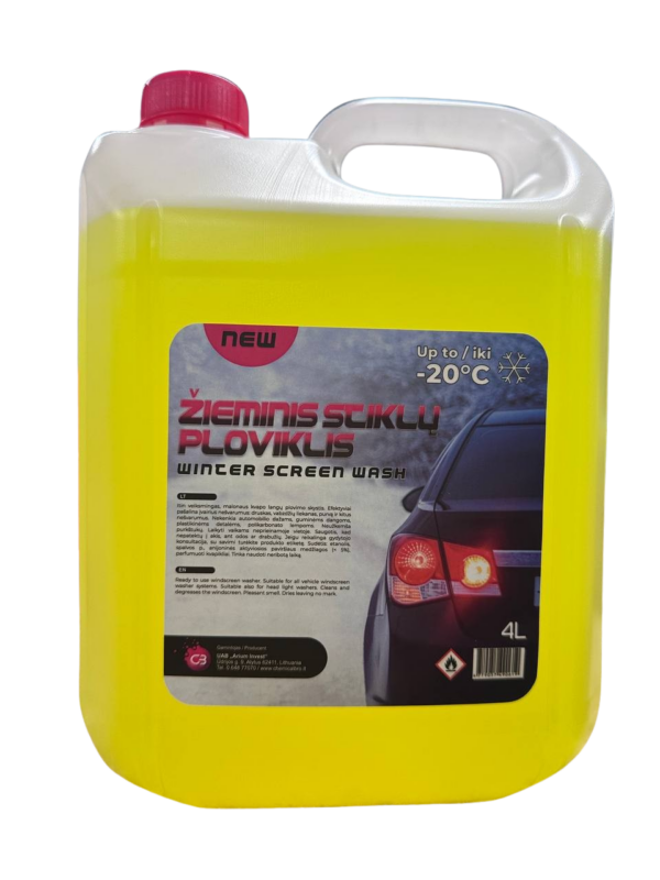 ChemicalBRO žieminis stiklo ploviklis Standart - 20; 4L  | 50 vnt.